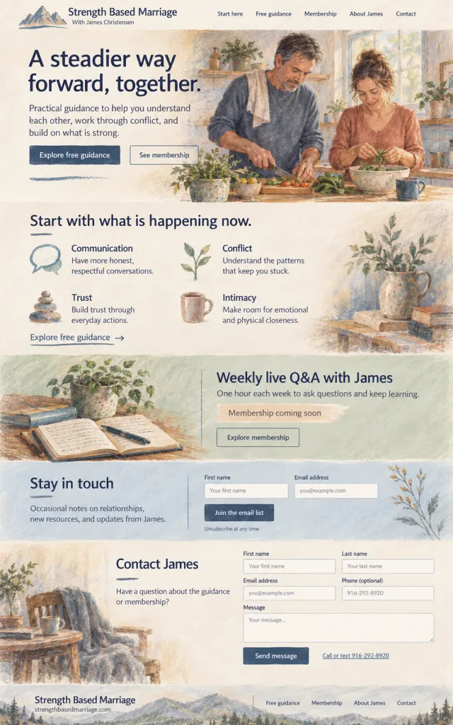 Soft pastel — website design preview