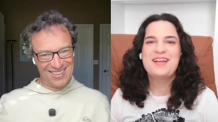 James and Catherine in conversation about healing trauma.